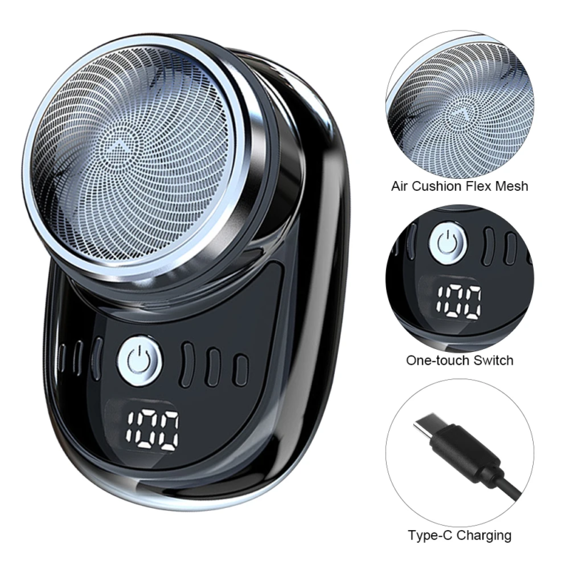 Rechargeable Mini Electric Travel Shaver for Men - Perfect for On-the-Go Grooming! - Image 5