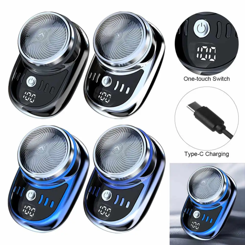 Rechargeable Mini Electric Travel Shaver for Men - Perfect for On-the-Go Grooming! - Image 2