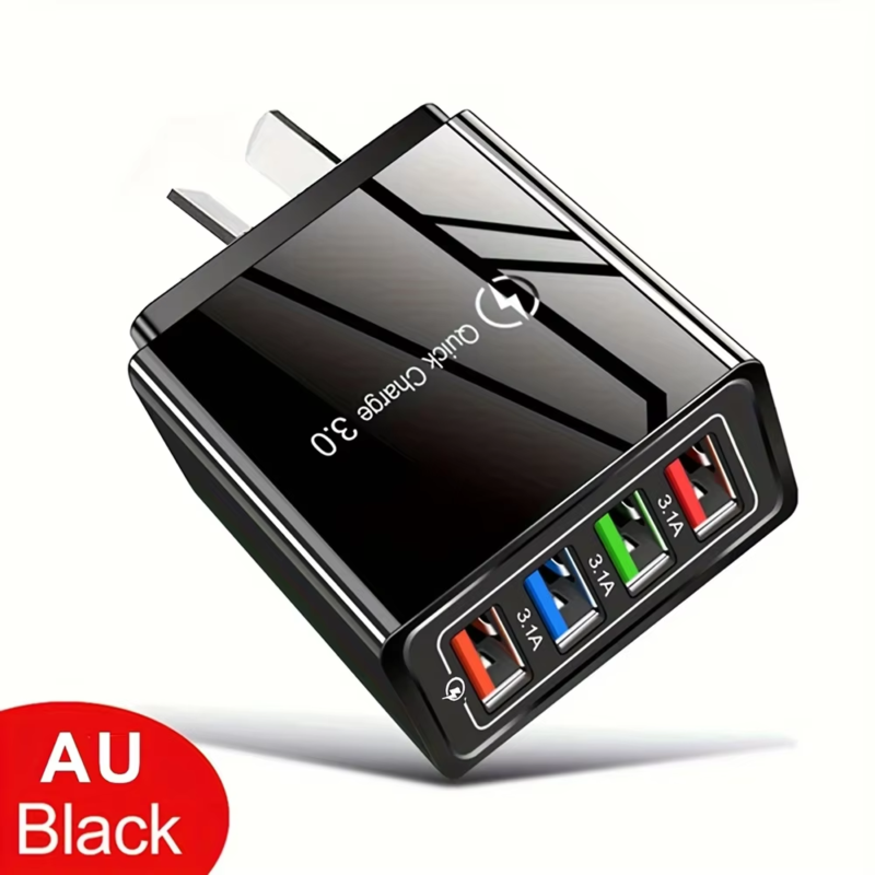 Multi Port 4 USB Quick Charge 3.0 for Phone Adapter - Image 10