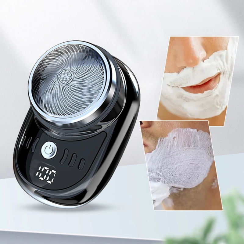 Rechargeable Mini Electric Travel Shaver for Men - Perfect for On-the-Go Grooming!